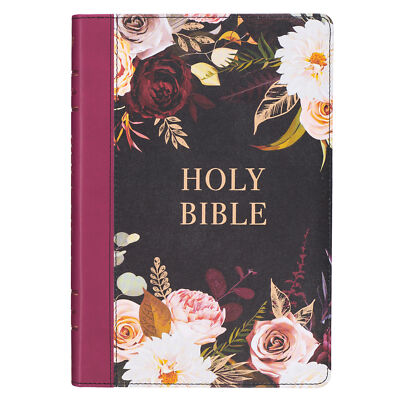 KJV Holy Bible, Thinline Large Print Faux Leather Red Letter Edition Thumb-image