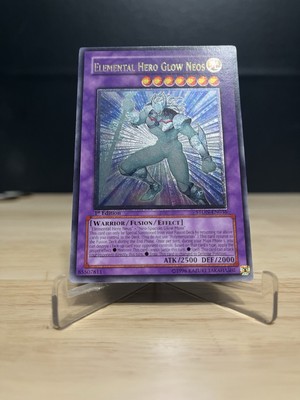 Yu-Gi-Oh! Elemental Hero Glow Neos 1st Edition STON-EN036 Ultimate VLP-NM-image