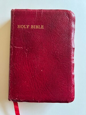 Cambridge Cameo Bible 74XRL French Morocco Leather Red Letter Concordance Maps-image