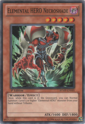 Elemental HERO Necroshade - RYMP-EN005 - Common - 1st Edition x1 - Lightly Playe-image
