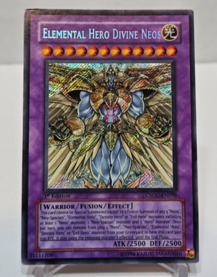 Elemental Hero Divine Neos CSOC-EN098 Secret Rare 1st Edition Yugioh 5186-image