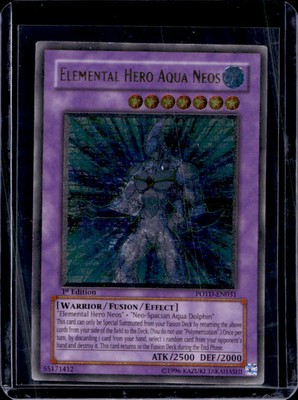 2006 Yu-Gi-Oh! 1st Edition Elemental HERO Aqua Neos #POTD-EN031-image