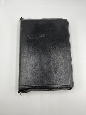 Holy Bible Red Letter Edition Concordance Maps World Publishing 1913 Box -image