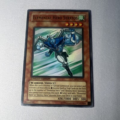 Elemental Hero Stratos JUMP-EN012 Shonen Jump Magazine Promos Limited Edition-image