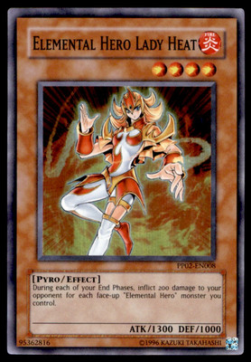 Yu-Gi-Oh! Elemental Hero Lady Heat #PP02-EN008 Near Mint-image