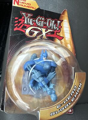 Mattel Yu-Gi-Oh GX Elemental Hero Bubbleman Action Figure J3943 NOS 2005 Yugioh-image