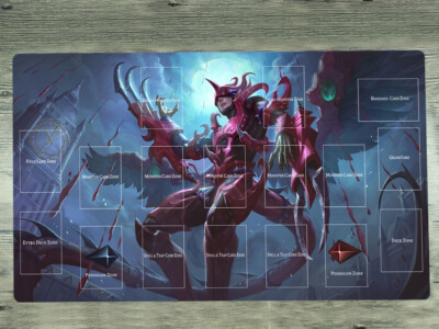 YGOmat Duel Playmat Destiny Hero Destroy Phoenix Enforcer TCG Card Game Play Mat-image
