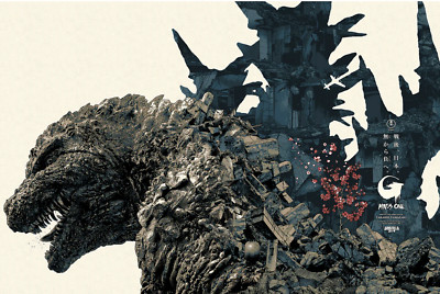 Anthony Petrie Godzilla Minus One Variant 36x24 x/150 Rare Sold Out Mondo-image