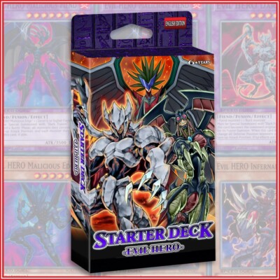 EVIL HERO STARTER DECK 50 | Dark Calling Dark Fusion Inferno Wing Calling YuGiOh-image