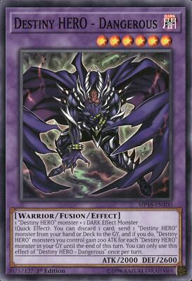 Yu-Gi-Oh! Destiny HERO - Dangerous MP18-EN100 Common 1st Edition NM-image