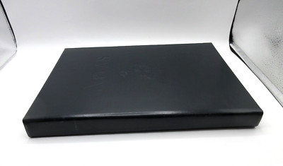 Millenium World Atlas Leather Bound Hardcover Rand McNally 15x11