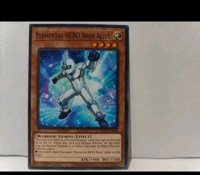 BLC1-EN138 Elemental HERO Neos Alius : Common 1st Edition YuGiOh Card-image