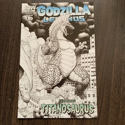 Godzilla Legends #3RI VF; IDW | Titanosaurus Art Adams!!-image
