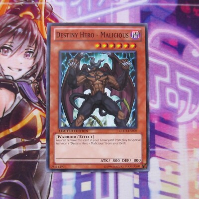 1X DESTINY HERO - MALICIOUS COMMON YUGIOH-image