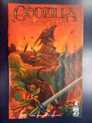 Godzilla: Here There Be Dragons II—Sons Of Giants #4 Cover A Miranda Comic Book-image