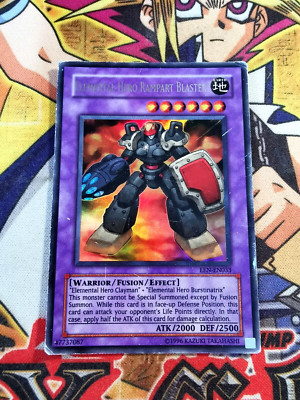Elemental Hero Rampart Blaster een-en033 Unltd Ed (HP) Ultra Rare Yu-Gi-Oh!-image