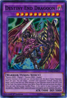 Destiny End Dragoon - LCGX-EN140 - Super Rare - Unlimited Edition - Heavily Play-image
