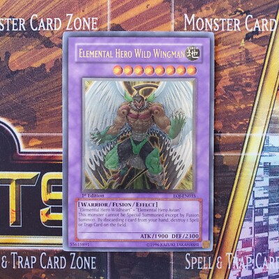 1x Elemental Hero Wild Wingman - Ultimate Rare - EOJ-EN035 - 1st Ed - MP-image