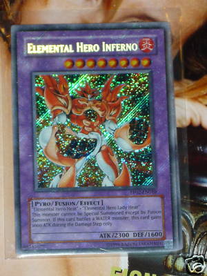 Yu-Gi-Oh SECRET RARE PP02-EN010 ELEMENTAL HERO CARD-image