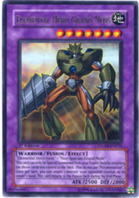 Yugioh! LP Elemental Hero Grand Neos - STON-EN035 - Ultra Rare - 1st Edition Lig-image