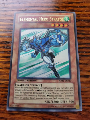MP! - Yu-Gi-Oh! Ultra Rare Elemental Hero Stratos JUMP-EN012-image