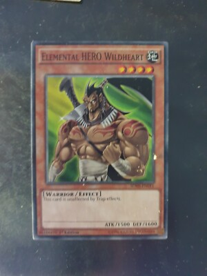 YUGIOH ELEMENTAL HERO WILDHEART SDHS-EN011 1ST ED VLP-image