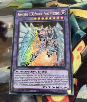 Yu-Gi-Oh! ELEMENTAL HERO SHINING NEOS WINGMAN - Ultra Rare UR - POT-EN041-image