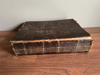 1800’s Holy Bible Maps Holbrook Johnson Van Blargen Family History PA Civil War-image