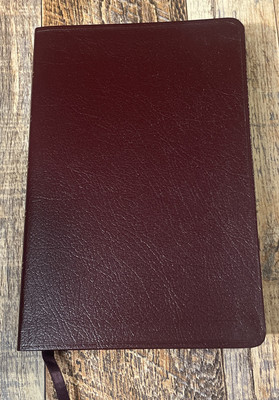 NIV Thinline Bible 1996 Burgundy Bonded Leather Green Box-image