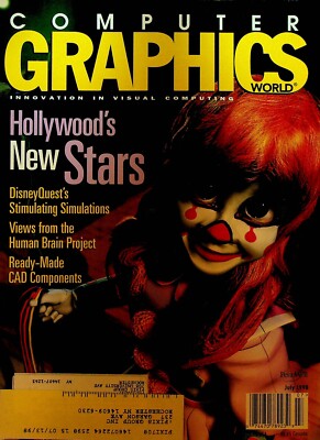 Computer Graphics World Magazine July 1998 Godzilla A Bug's Life Antz-image