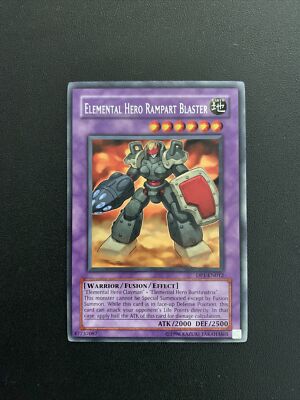 Yu-Gi-Oh! TCG Elemental Hero Rampart Blaster DP1-EN012 Rare NM-image