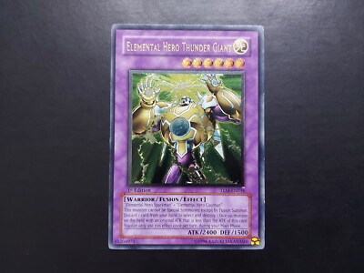 Yugioh - Elemental Hero Thunder Giant TLM-EN036 Ultimate Rare 1st Edition-image