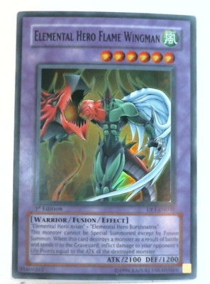 Elemental HERO Flame Wingman DP1-EN010 Duelist Pack 1: Jaden Yuki-Unlimited...-image