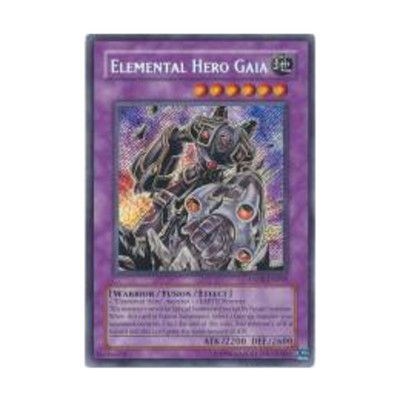 Konami YGO Ancient Prophecy Elemental Hero Gaia (Secret Rare) EX-image