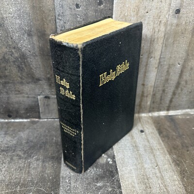 Vintage 1966 HOLY BIBLE Concordance Reference Edition - 1966 - National KJV-image