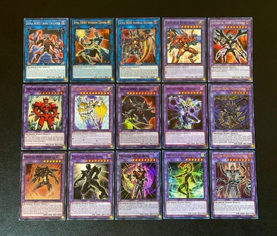 YUGIOH! ELEMENTAL HERO DECK (VISION HERO FARIS, MASKED, EVIL, XTRA, DESTINY HERO-image