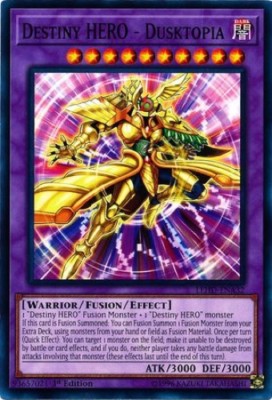 3 x Destiny HERO - Dusktopia (LEHD-ENA32) - Common - 1st Edition-image
