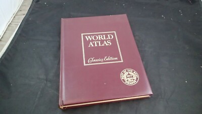 Hammond World Atlas Classics Edition, Leatherbound, 1977-image