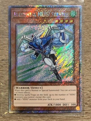Elemental HERO Stratos (Platinum Secret Rare) RA03-EN177 Quarter Century Bonanza-image