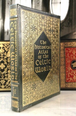 HISTORICAL ATLAS OF THE CELTIC WORLD RARE - Easton Press OVERSIZED SEALED w/ BOX-image