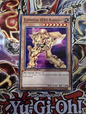 Yugioh! Elemental HERO Bladedge - SGX1-ENA09 - Common - 1st Edition Near Mint-image