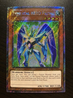 Elemental HERO Prisma RA03-EN193 - 1st Ed - Platinum Secret Rare - Near Mint!-image