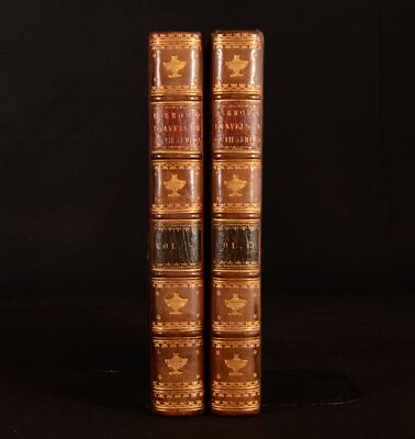 1806 2vol Travels into the Interior of Southern Africa Second Ed J Barrow Maps-image