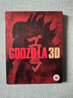 blu-ray Godzilla Steelbook Edition 3D Ken Watanabe (UK IMPORT) Region Free-image