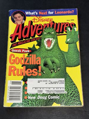 Disney Adventures Magazine June 1998 Vol 8 #8 Godzilla Rules & Leonardo DiCaprio-image