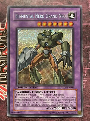 Elemental Hero Grand Neos - CT04-EN001 - Secret Rare - Limited Edition - NM/VLP-image