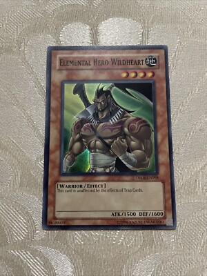 Elemental Hero Wildheart - DR04-EN068 - Super Rare NM Dark Revelation 4-image