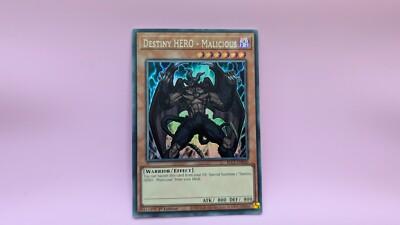 Yugioh Destiny HERO - Malicious	BLC1-EN030	1st edition	Silver Ultra Rare-image