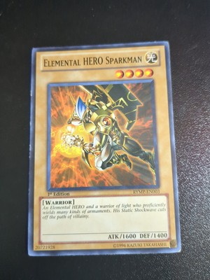 Elemental HERO Sparkman RYMP-EN003 Ra Yellow Mega Pack 1st Edition-image