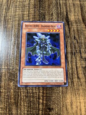 Yugioh! Destiny HERO - Diamond Dude - RYMP-EN033 - Common - Unlimited Edition Ne-image